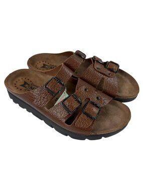 Mephisto Zach Fit Comfort Sandal Slide Mens Size EU 44 - US 10 Desert Brown